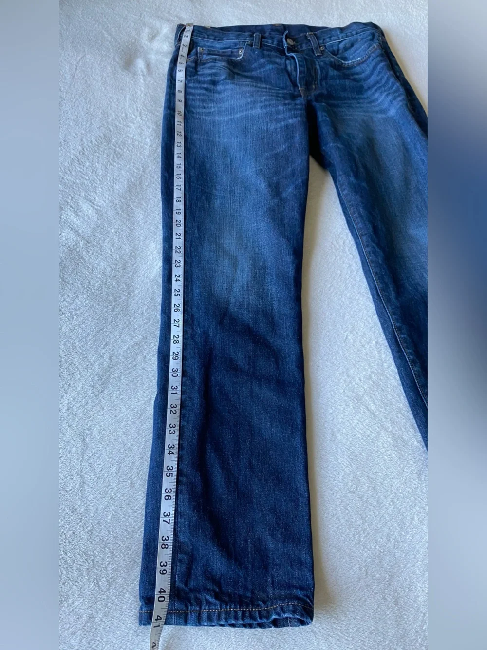 J.Crew Men’s Style 770 Jeans Kaihara Japanese Denim W32 L32 Dark Wash